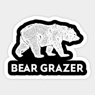 Bear Grazer A Fearless Bear Sticker